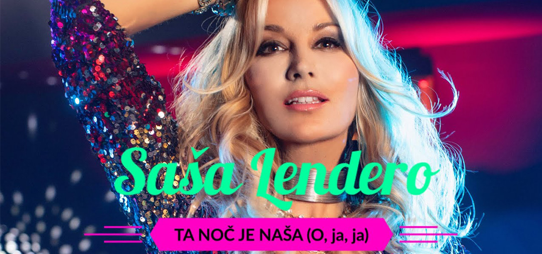Saša Lendero v videospotu Ta noč je naša (O, ja, ja)
